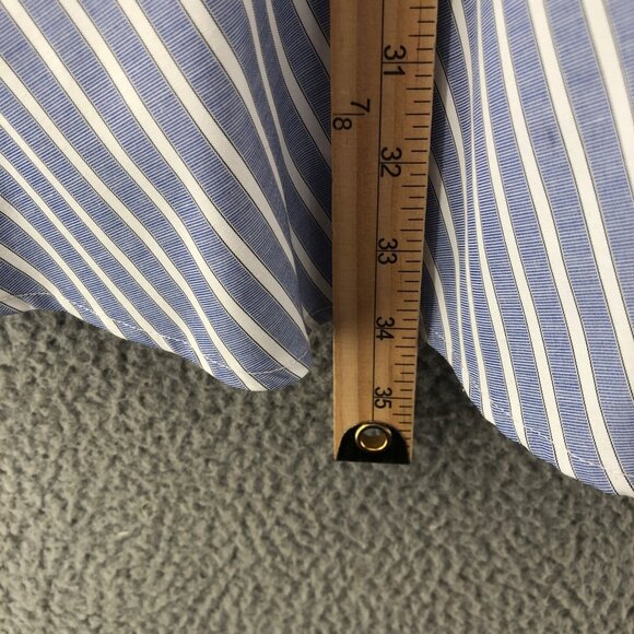 Jodi Kristopher Dress Womens 3 Blue Stripe Mini Fit & Flare Full Floral Applique - Picture 11 of 12